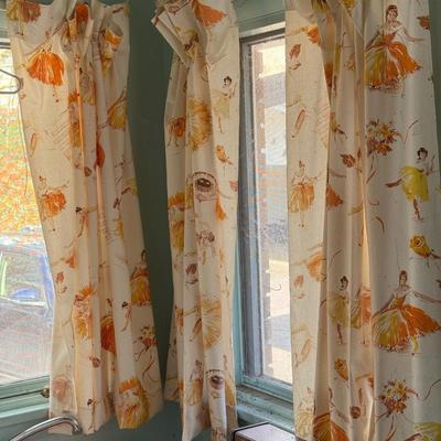 Vintage Ballerina Curtains