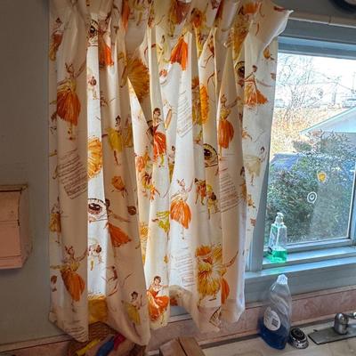 Vintage Ballerina Curtains