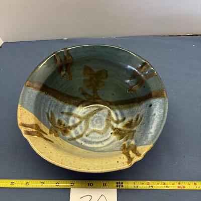 Marked Pottery Bowl