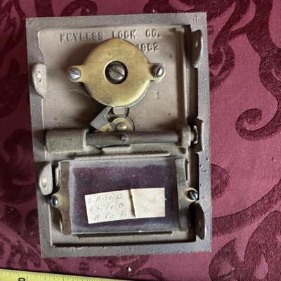 Vintage Brass Postal Box Door