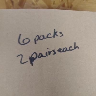 Fleece Lined Jersey Gloves- Size Large- Six Packs of Two Pairs Each