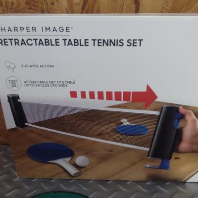 Table Tennis Set, Paddles, and Balls