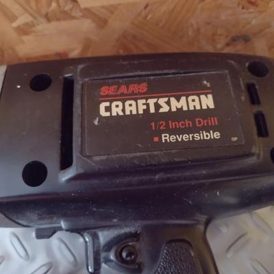Pair of Craftsman Hand Tools- Drill and Scroll Saw