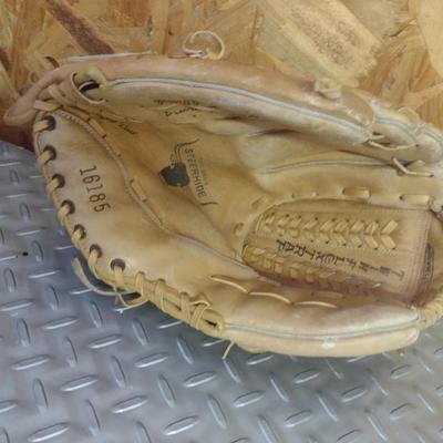 Ted Williams Baseball Mitt and Baseballs