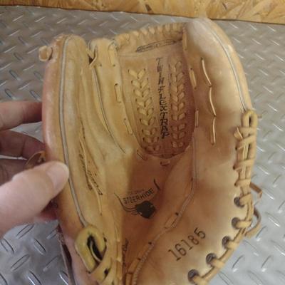 Ted Williams Baseball Mitt and Baseballs