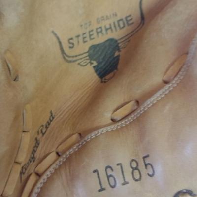 Ted Williams Baseball Mitt and Baseballs