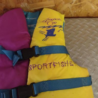 Pair of Youth Size Life Vests