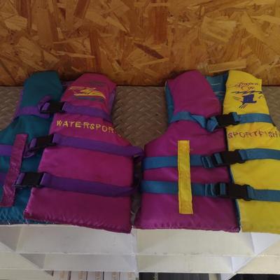 Pair of Youth Size Life Vests