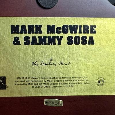Danbury Mint - Mark McGwire & Sammy Sosa