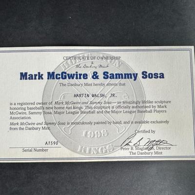 Danbury Mint - Mark McGwire & Sammy Sosa