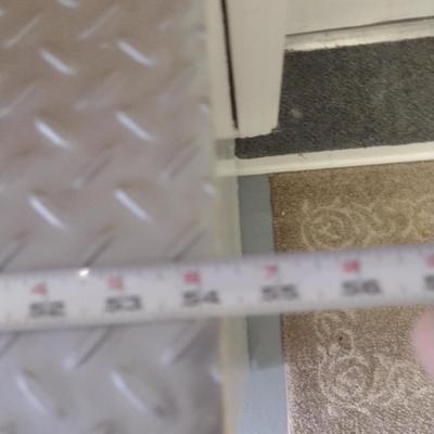 Wooden Storage Organizer on Casters- Approx 54 1/2" x 16" x 32 1/2" Tall