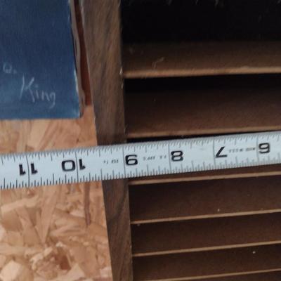 Plastic Storage Drawer Organizers and Wooden Media/Office Organizer