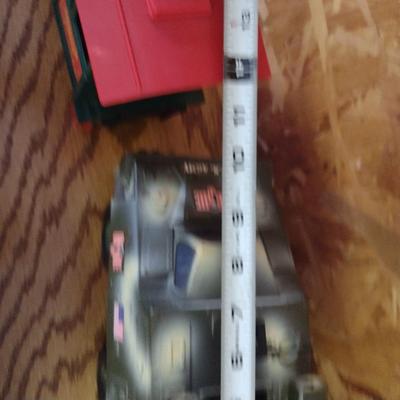 Collection of Toy Trucks and Vehicles