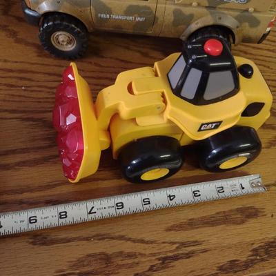 Collection of Toy Trucks and Vehicles