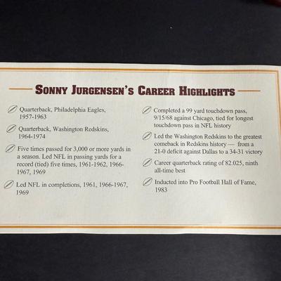 Danbury Mint - Sonny Jurgensen Figurine