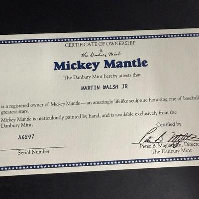 Danbury Mint - Mickey Mantle Figurine