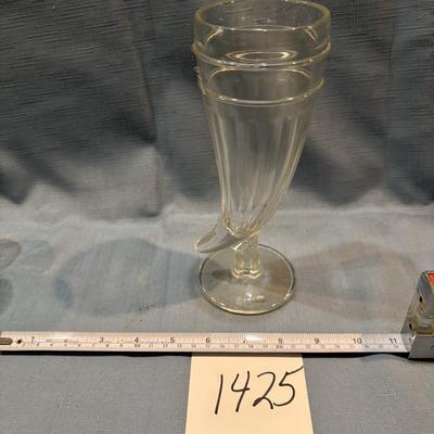 Indiana Glass Tiara Powder Horn Pilsner Glass