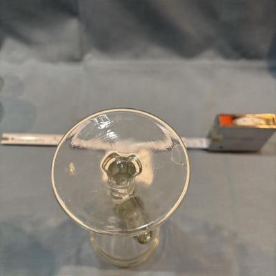 Indiana Glass Tiara Powder Horn Pilsner Glass