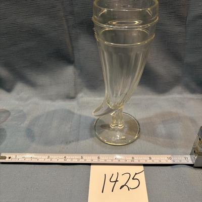 Indiana Glass Tiara Powder Horn Pilsner Glass