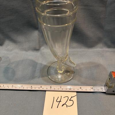 Indiana Glass Tiara Powder Horn Pilsner Glass