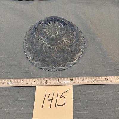 Imperial Glass Diamond Block Bowl