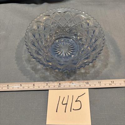 Imperial Glass Diamond Block Bowl