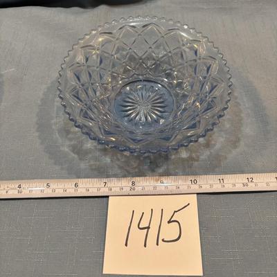 Imperial Glass Diamond Block Bowl