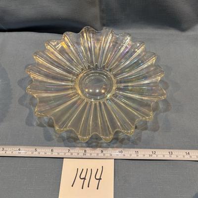 Federal Iridescent Carnival Bowl