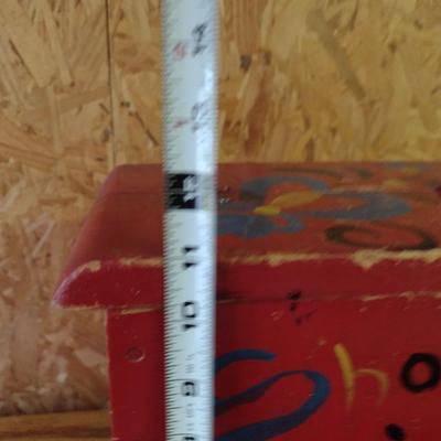 Shoe Shine Box with Accessories