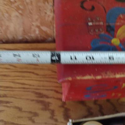 Shoe Shine Box with Accessories