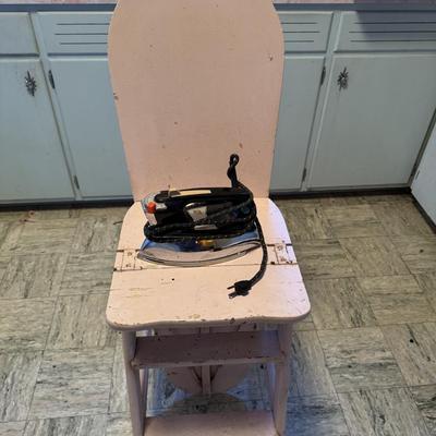 Vintage Ironing Board Stepladder