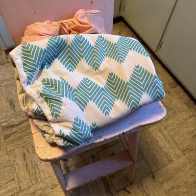 Vintage Ironing Board Stepladder