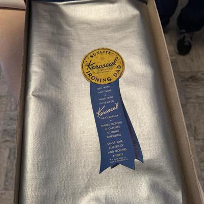 Vintage Wood Ironing Board with New Covers