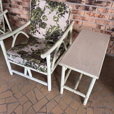 MCM Bentwood Bamboo Patio Set