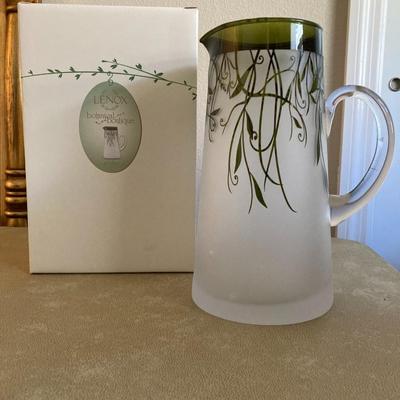 Sale Photo Thumbnail #275: New In Box.  Stunning Lenox Botanical Boutique Pitcher