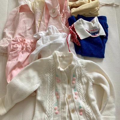 Sale Photo Thumbnail #296: Lot of Vintage Doll Clothes and shoes.  Great condition.  Very clean.