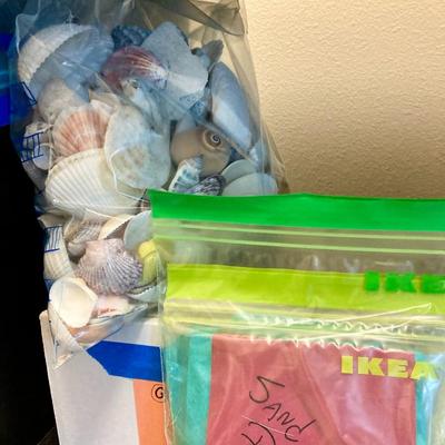 Sale Photo Thumbnail #336: 1 large box, 2 large bags of shells