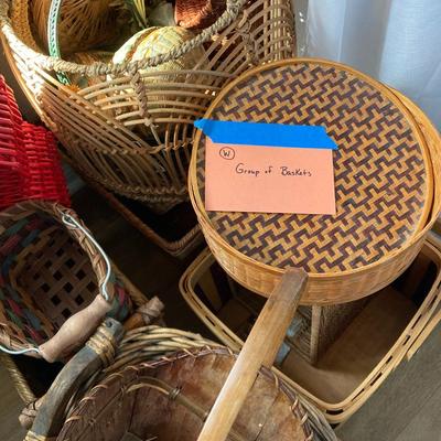 Sale Photo Thumbnail #357: Lot of Various basket.  Great condition!!  You are buying all the items in the above photos