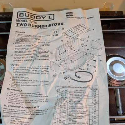 2 burner propane stove