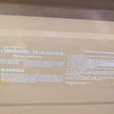 2 burner propane stove