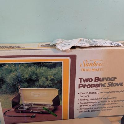 2 burner propane stove