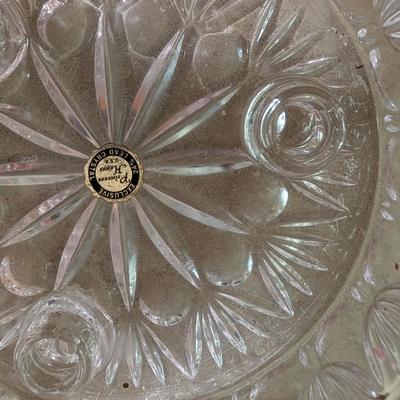 Christmas candle wraps, lead crystal candle holder for tapers.