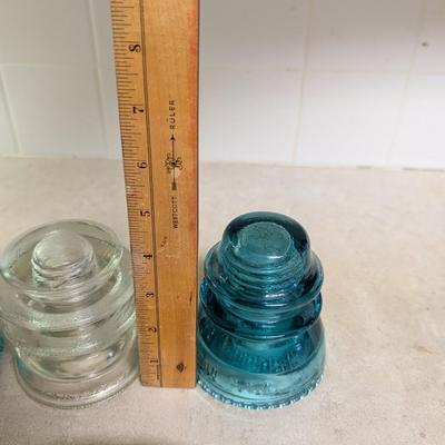 Old Glass Insulators, Asbestos Sad Iron