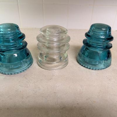 Old Glass Insulators, Asbestos Sad Iron