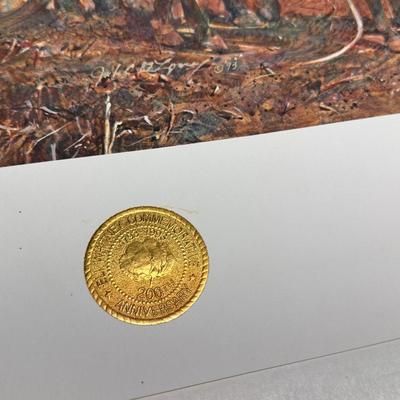 Jack Deloney Signed Print - Down at the Gin Yard - Eli Whitney 200th 751/1793