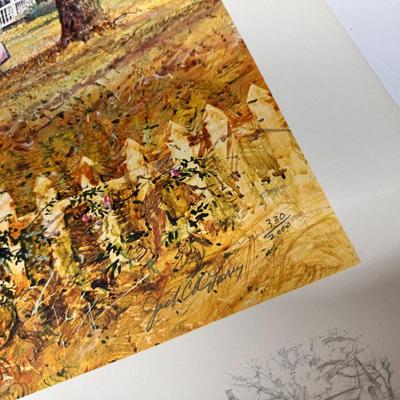 Jack Deloney signed Print - Here at Home 330/2000 PrintB