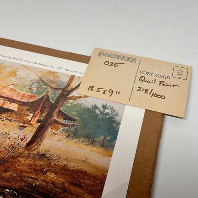 Jack Deloney Signed Print - Quail Point 218/1000