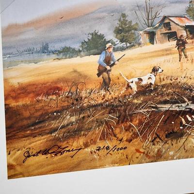 Jack Deloney Signed Print - Quail Point 218/1000