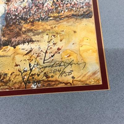 Jack Deloney Signed Print - Cotton Wagon 284/950 23x15