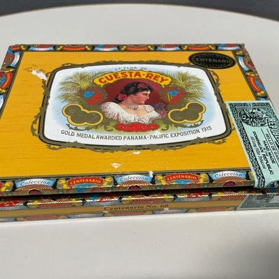 Cigar box of crafting jewelry
